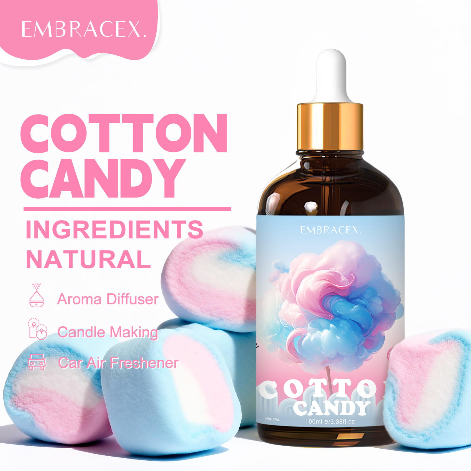 100ml Pamuk Şeker Esansiyel Ya - Candle Making Scents incelemesi ve fiyatı