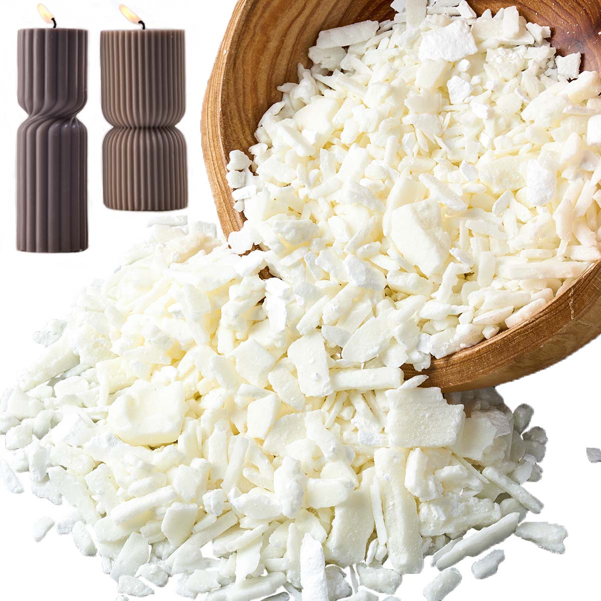 1 Pound Saf Beyaz Soya Balmumu - Candle Making Scents incelemesi ve fiyatı