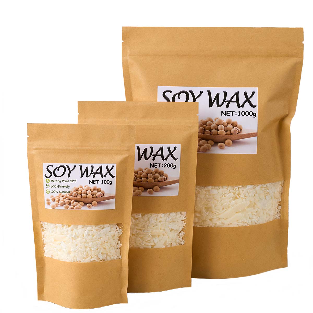 1 Pound Saf Beyaz Soya Balmumu - Candle Making Scents incelemesi ve fiyatı
