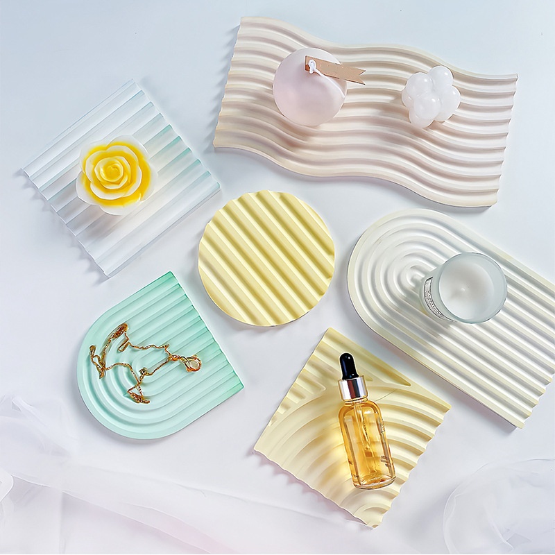 DIY Çizgili Dalga Tepsi Kalıp  - Candle Making Factory incelemesi ve fiyatı