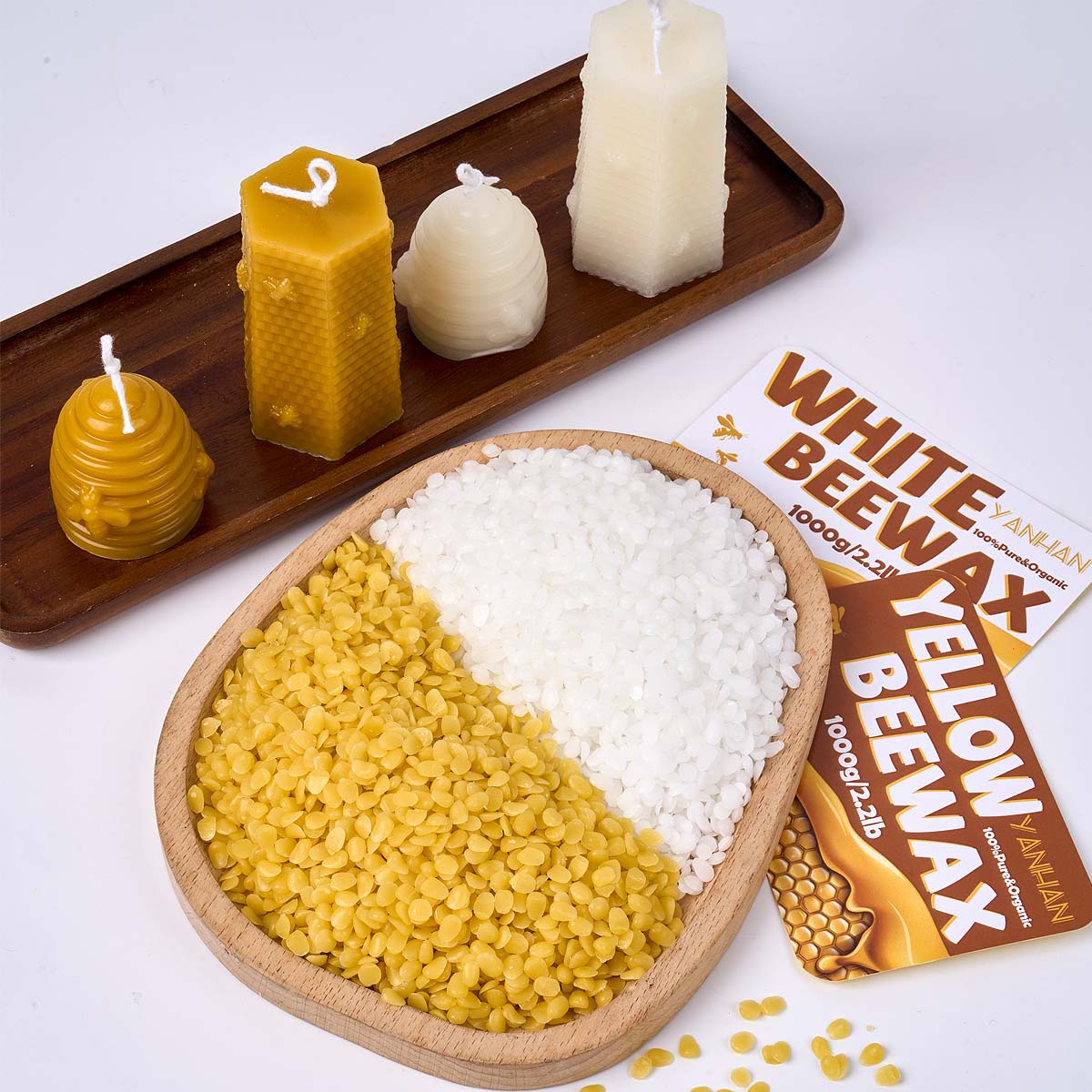1000g Saf Doğal Granül Beyaz S - Candle Making Kit Beeswax incelemesi ve fiyatı