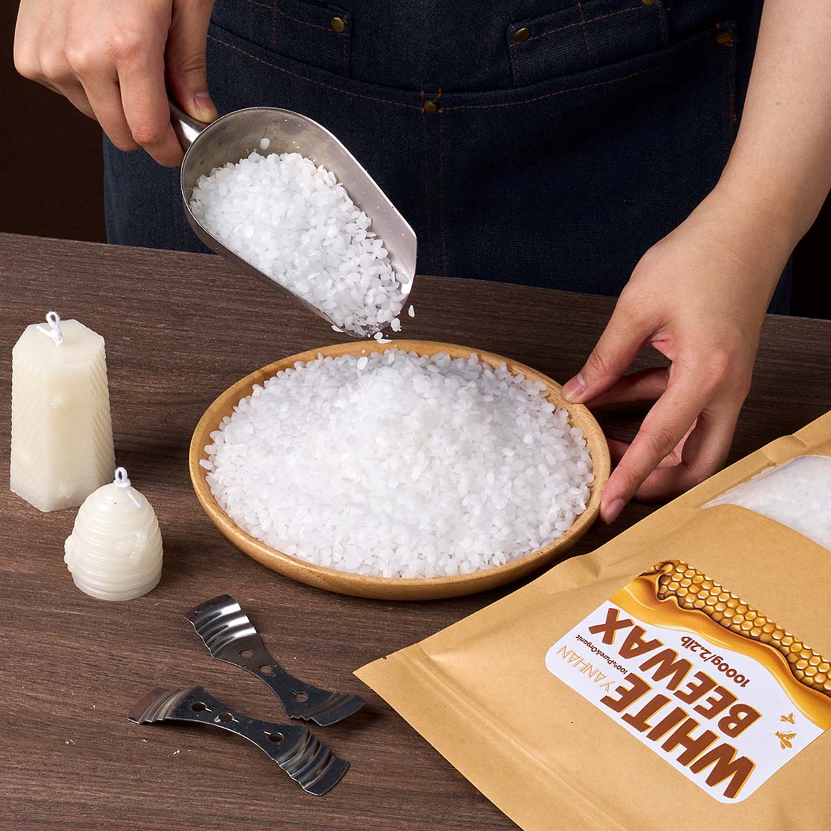 1000g Saf Doğal Granül Beyaz S - Candle Making Kit Beeswax incelemesi ve fiyatı