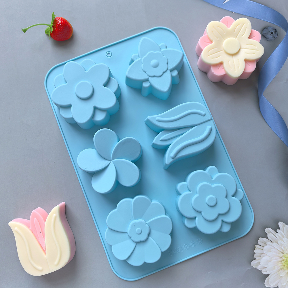 Çeşitli Çiçek Şekilli Silikon  - Candle Making Factory incelemesi ve fiyatı