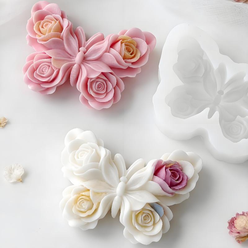 DIY Gül Kelebek Formu silikon  - Candle Making Factory incelemesi ve fiyatı