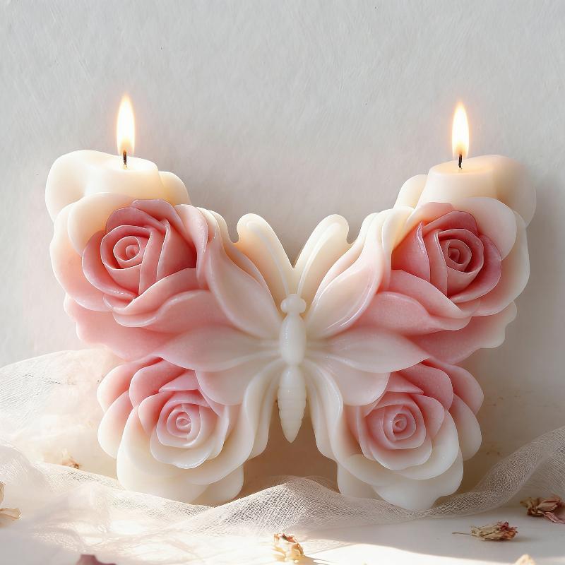 DIY Gül Kelebek Formu silikon  - Candle Making Factory incelemesi ve fiyatı
