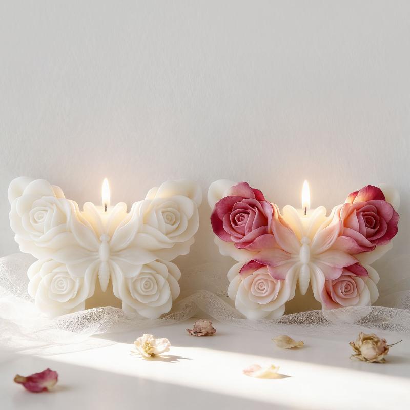 DIY Gül Kelebek Formu silikon  - Candle Making Factory incelemesi ve fiyatı