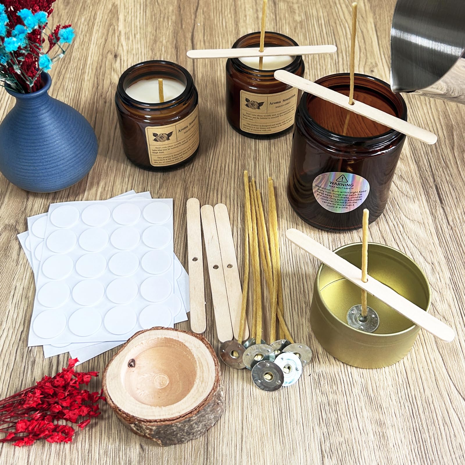 100 Adet Balmumu Mum Fitilleri - Candle Making Kit Beeswax incelemesi ve fiyatı